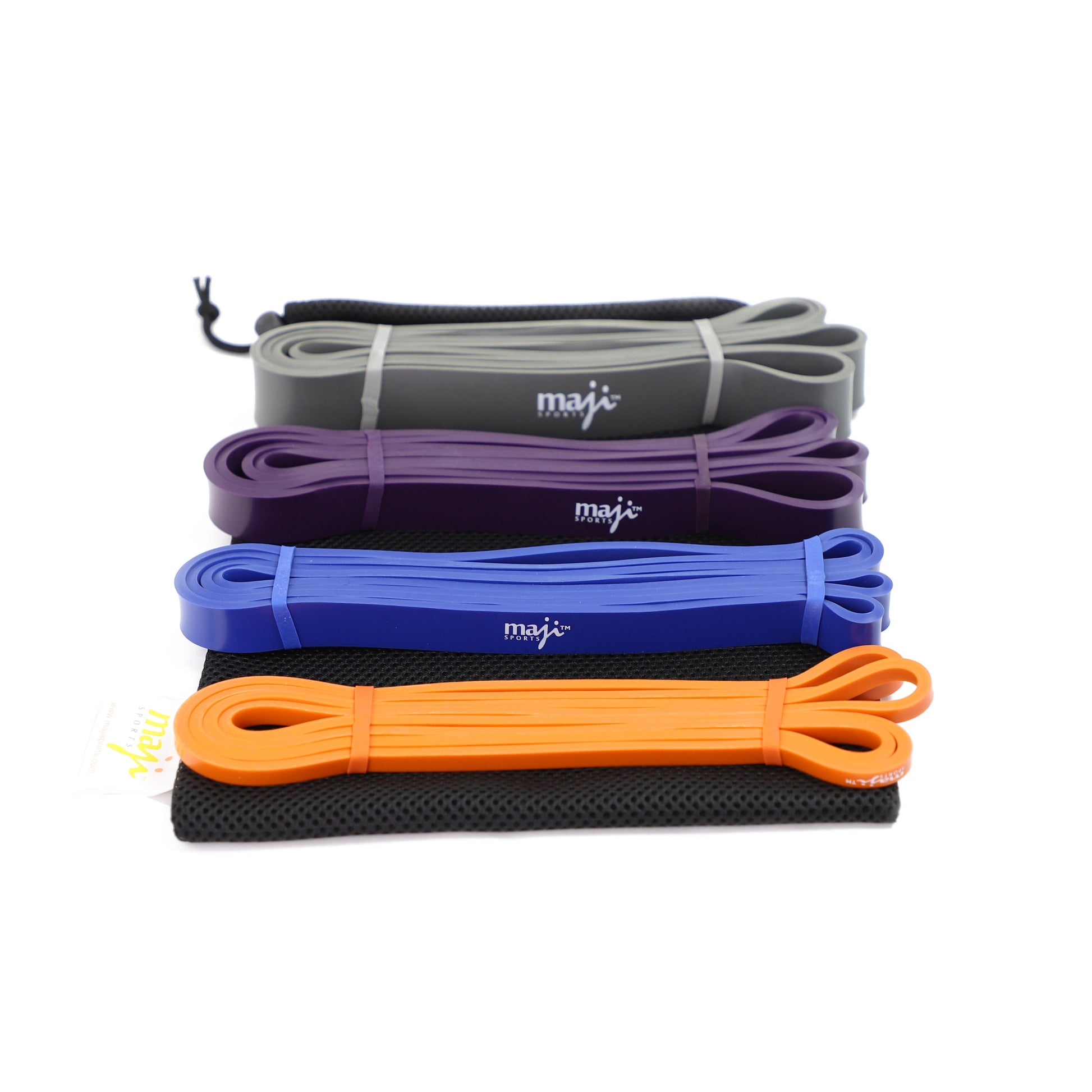 Maji Sports Pack of Four Full Body Workout Super Bands