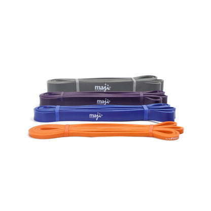 Maji Sports Pack of Four Full Body Workout Super Bands
